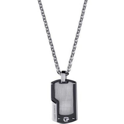 گردنبند مردانه اصل | برند تایم فورس | مدل TS5069CS