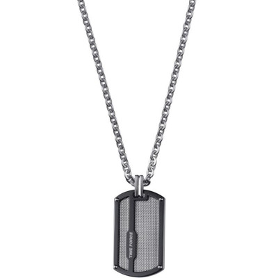 گردنبند مردانه اصل | برند تایم فورس | مدل TS5070CS