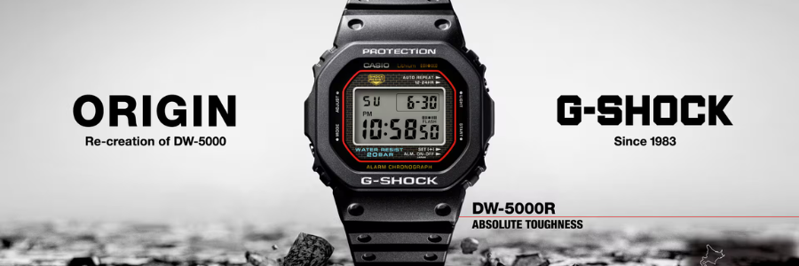 dw5000r ساعت جی شاک اصل