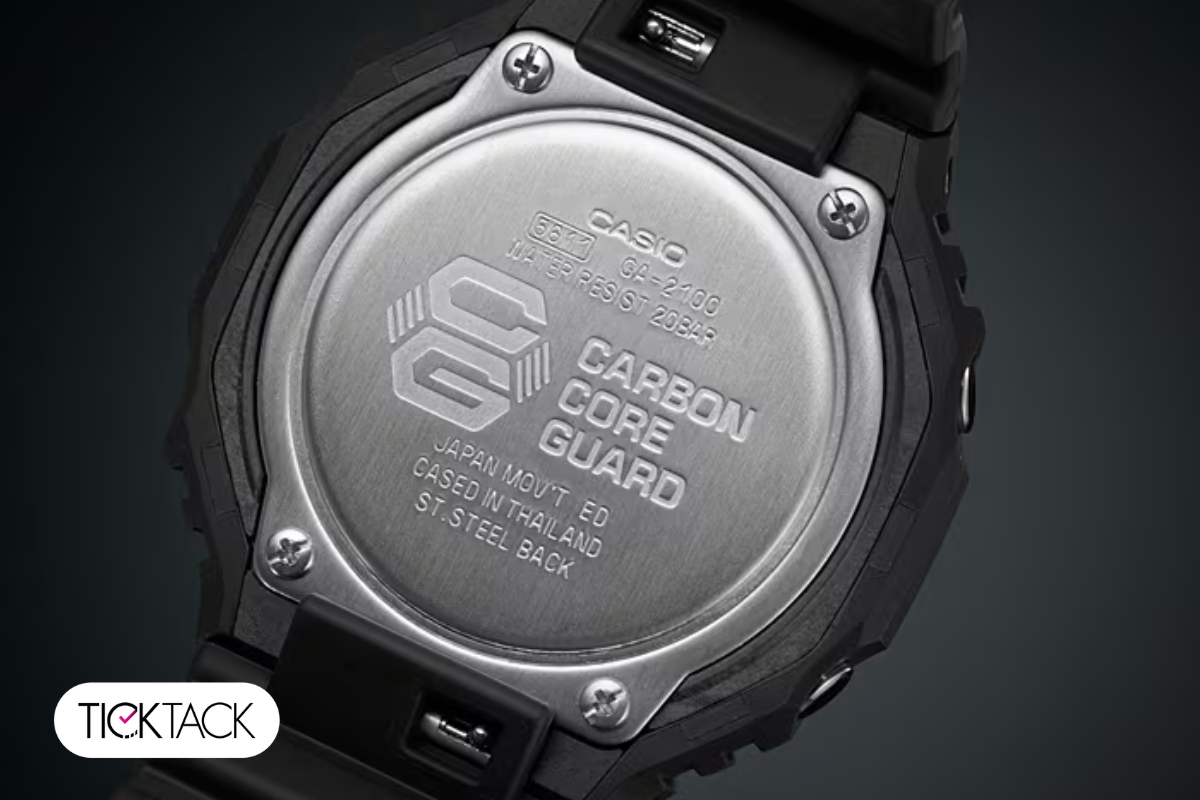 پشت ساعت جیشاک