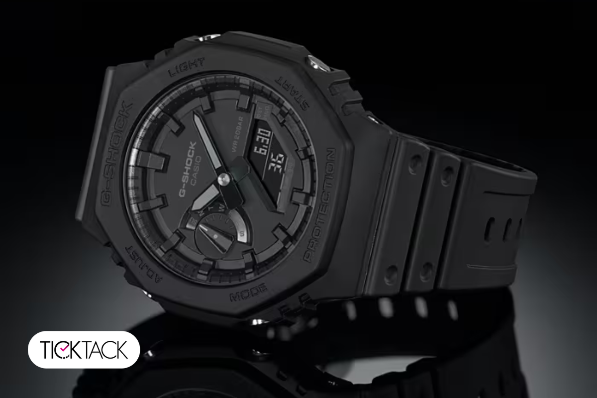 ساعت جیشاک مشکی