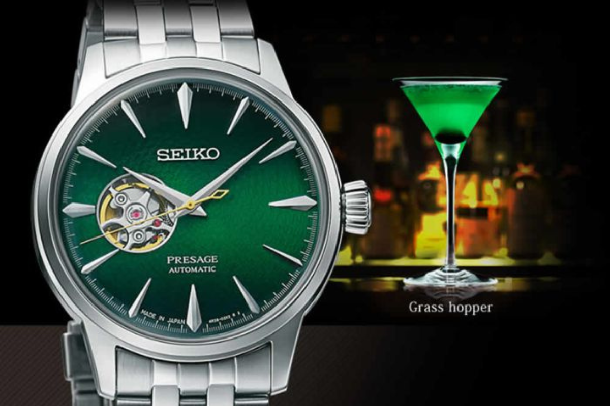 ساعت سیکو پرساژ صفحه سبز