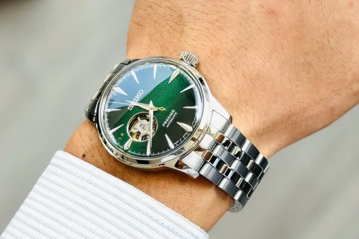 ساعت سیکو پرساژ روی دست